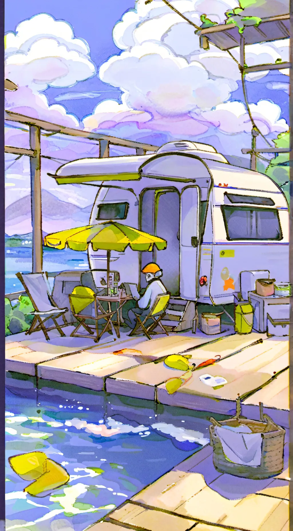 ai character: SQUID GAME!?!?! background