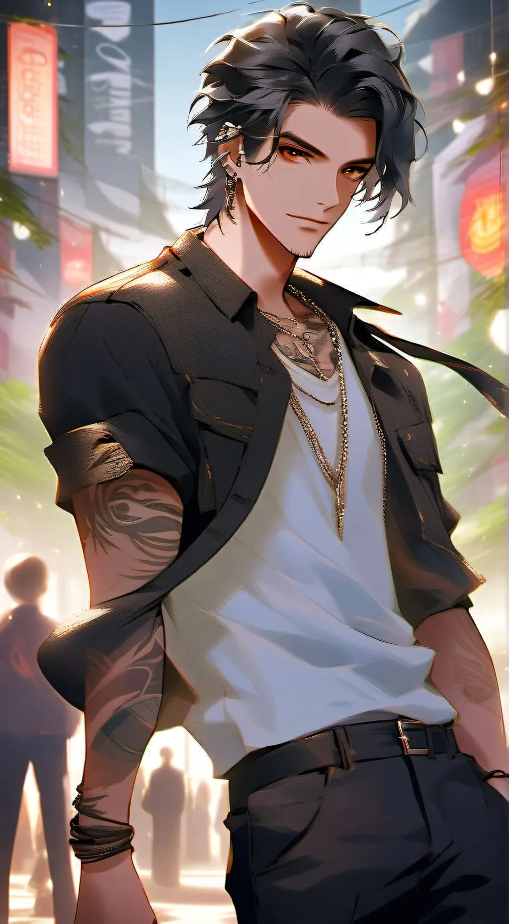 ai character: Solace background