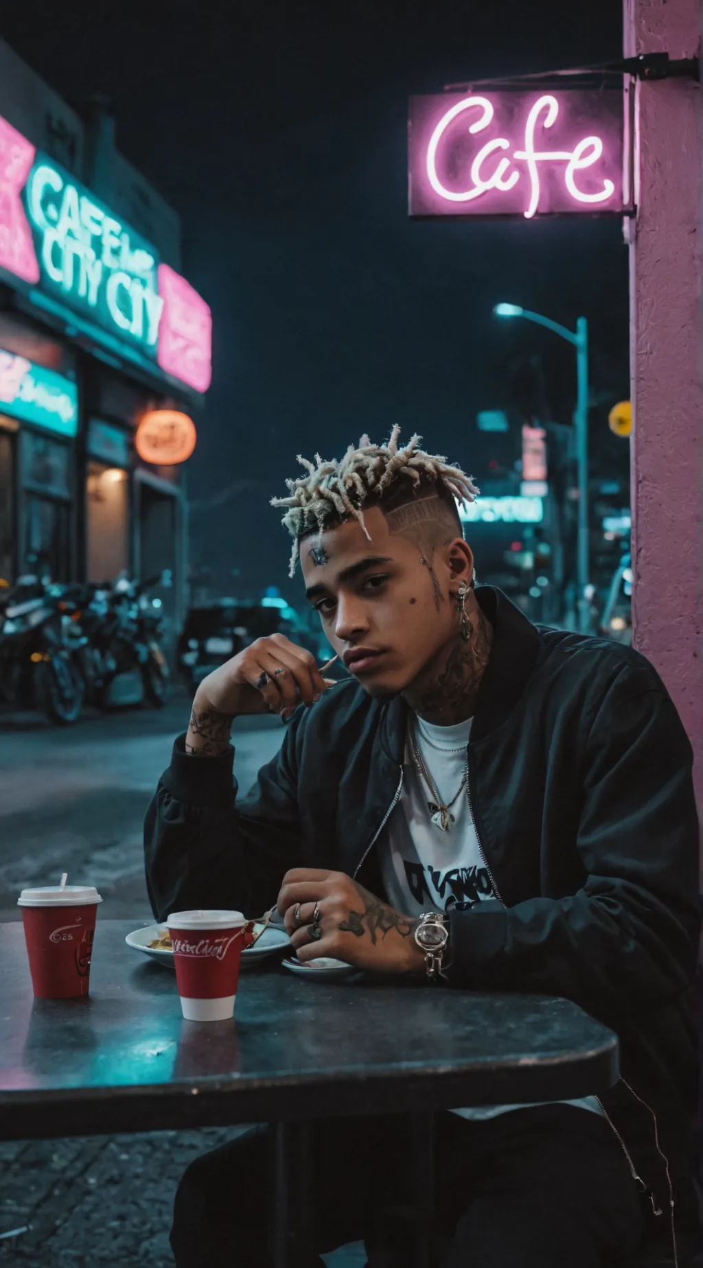 ai character: xxxtentacion  background