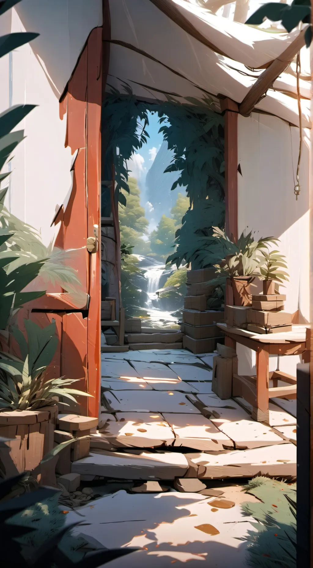 ai character: 99 nights in MSM background