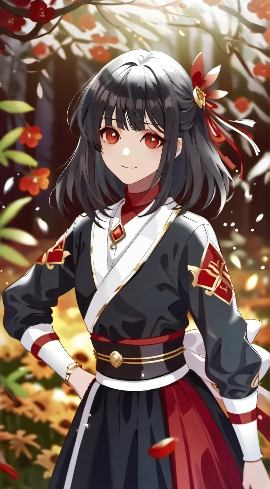 ai character: Random girl background