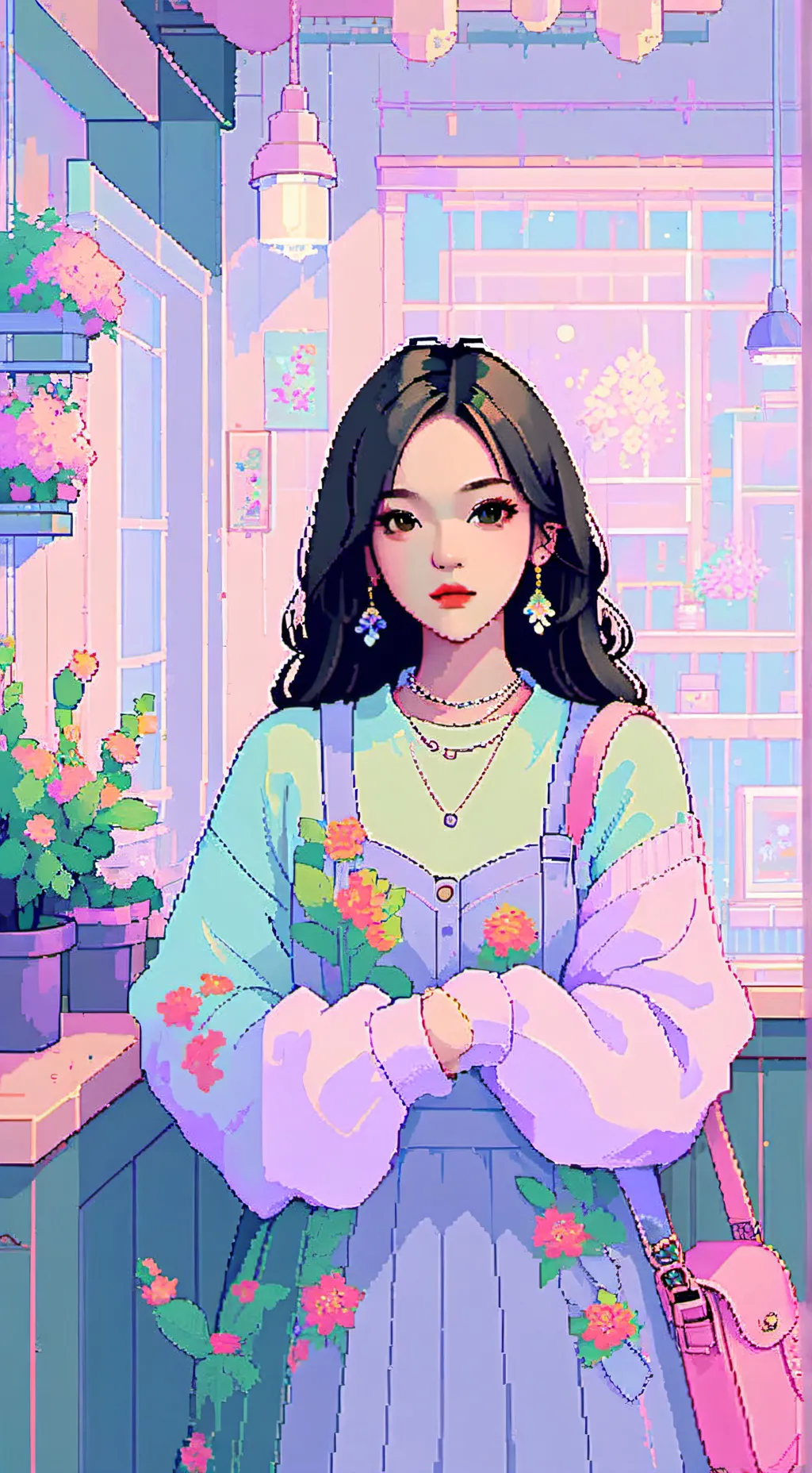 ai character: black cats background