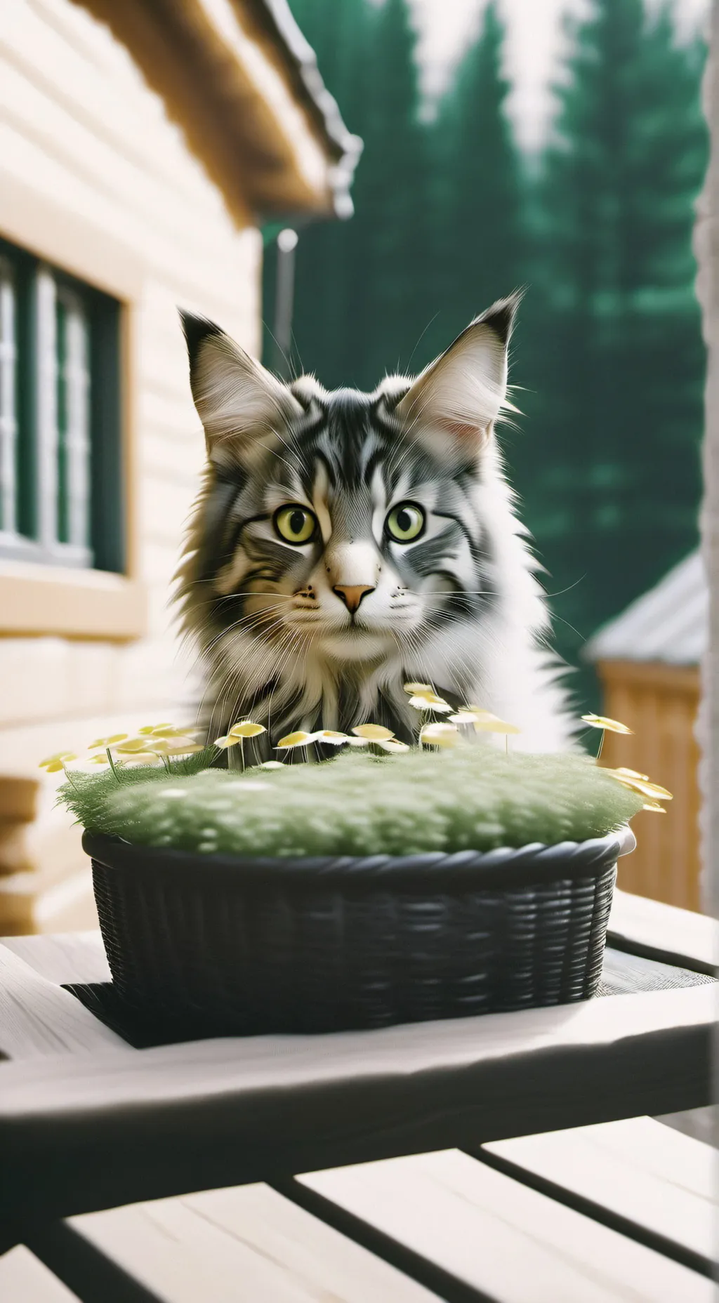 ai character: Кот background