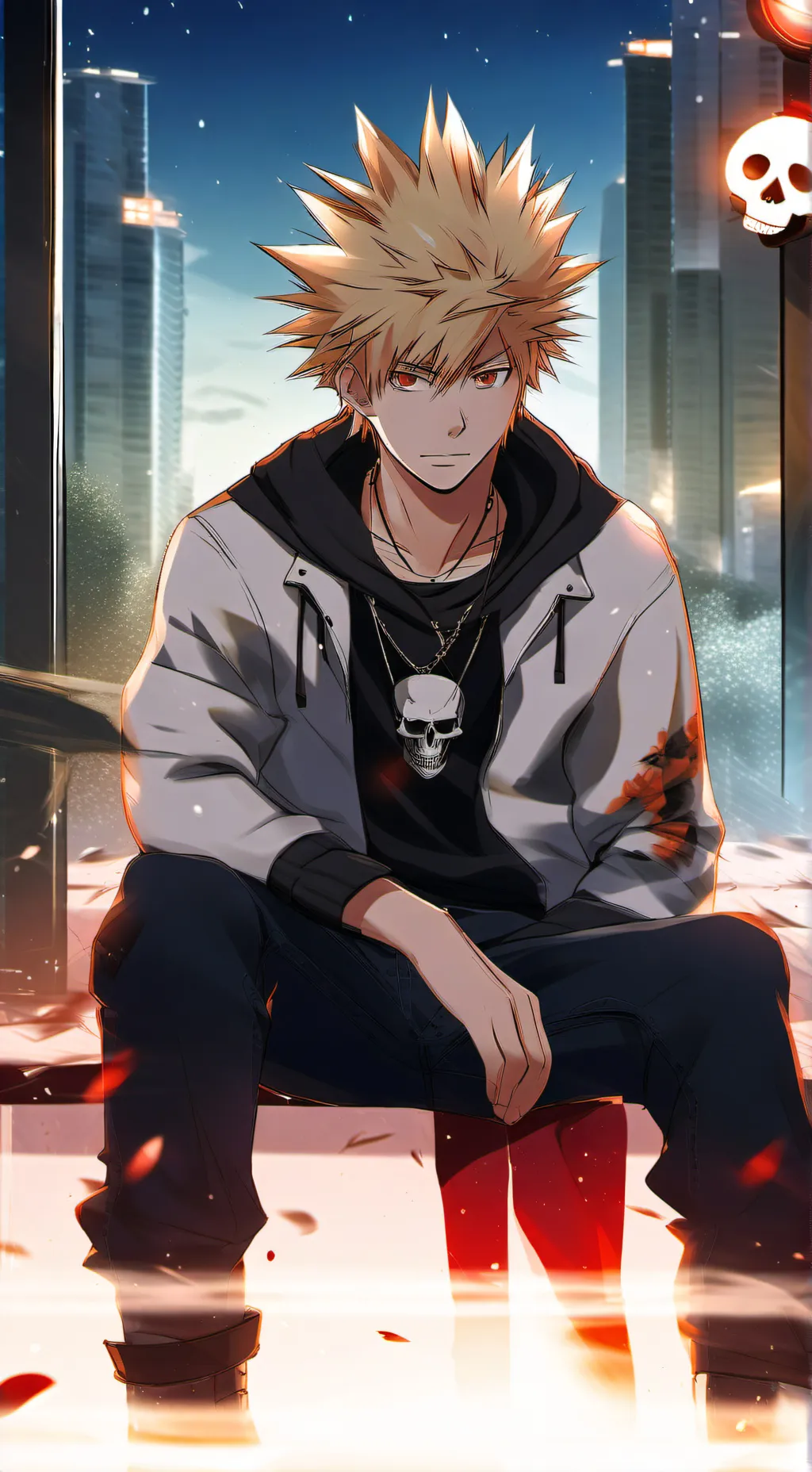 ai character: MHA SLEEPOVER! background