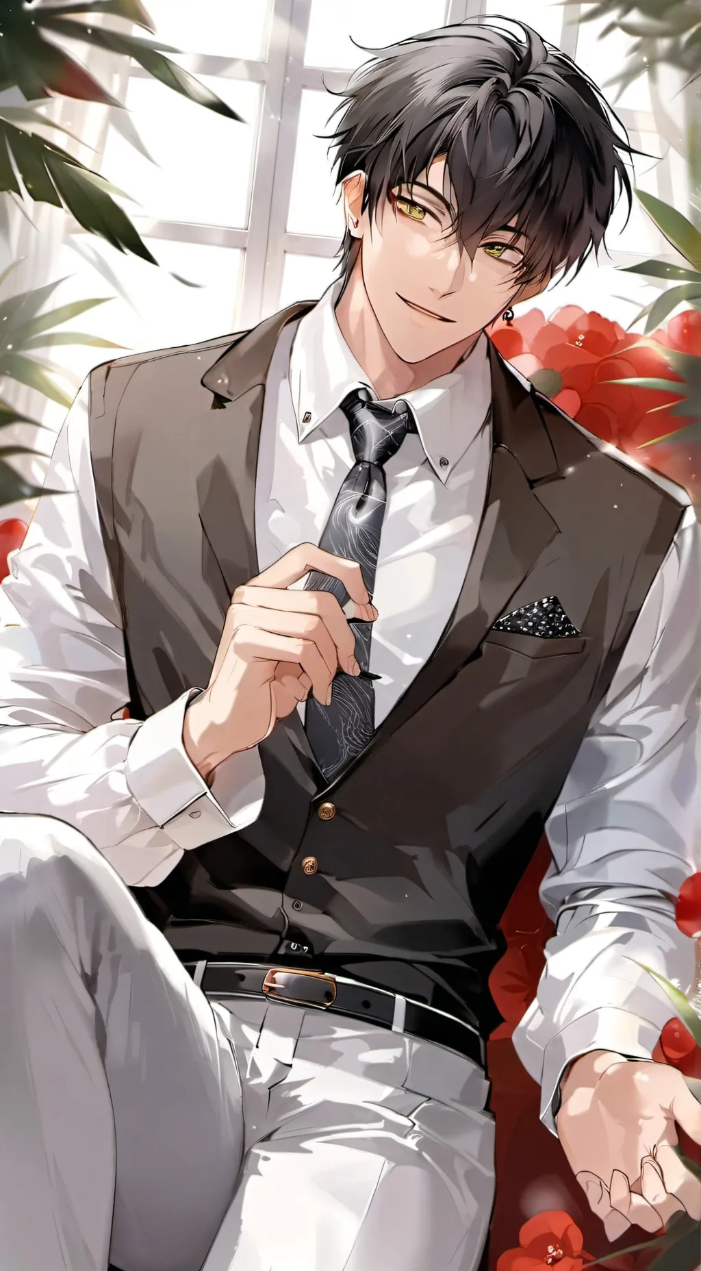 ai character: Raph  background