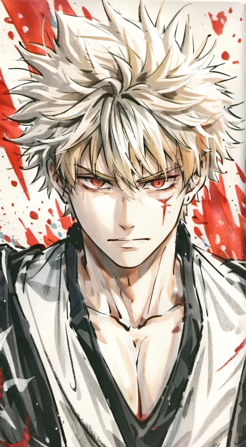 ai character: bakugo - after war background