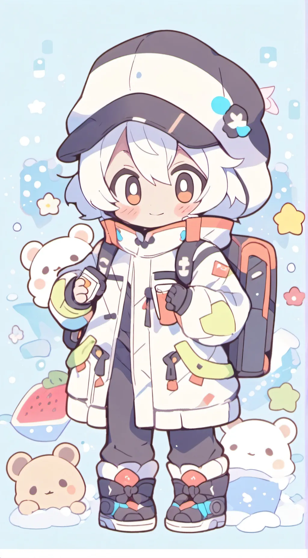 ai character: sba nueva pilar background