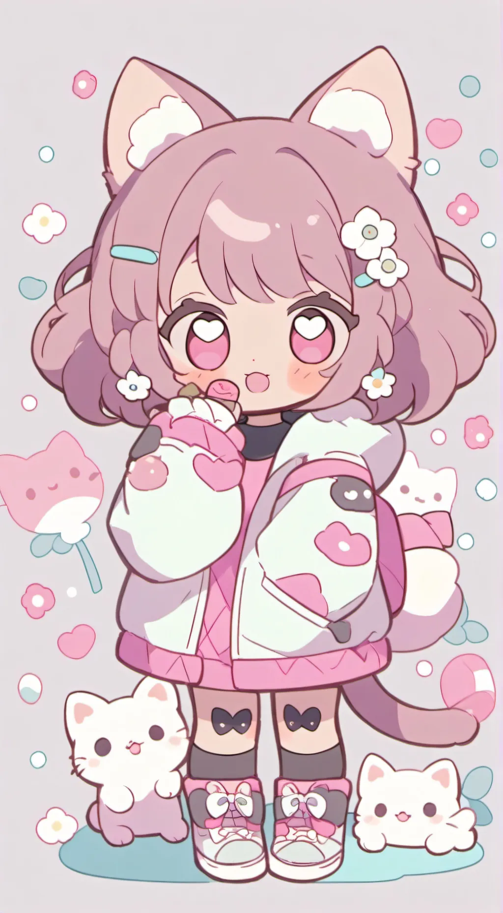 ai character: luna background