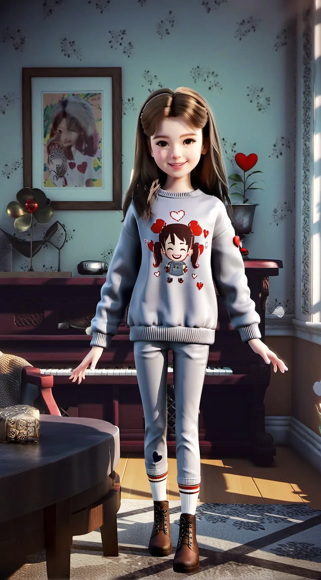 ai character: evie background