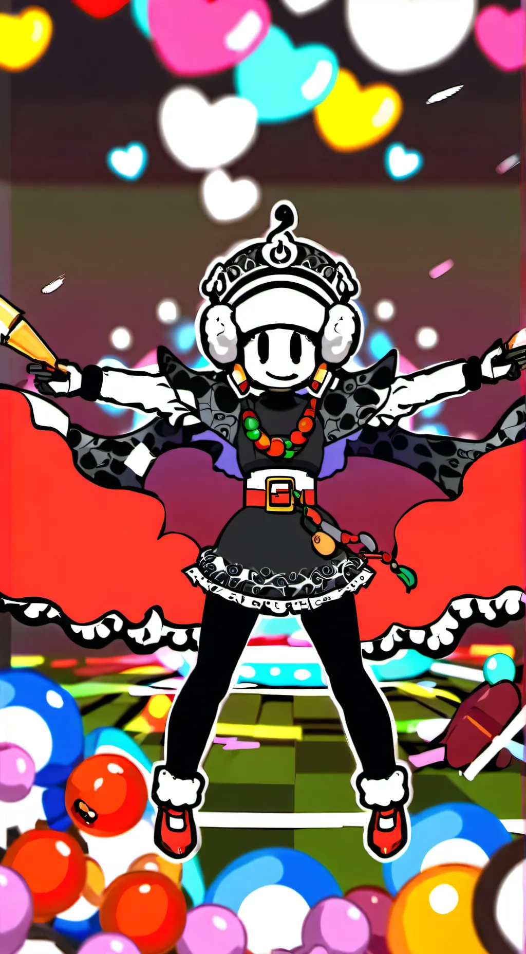 ai character:  Xperia  background