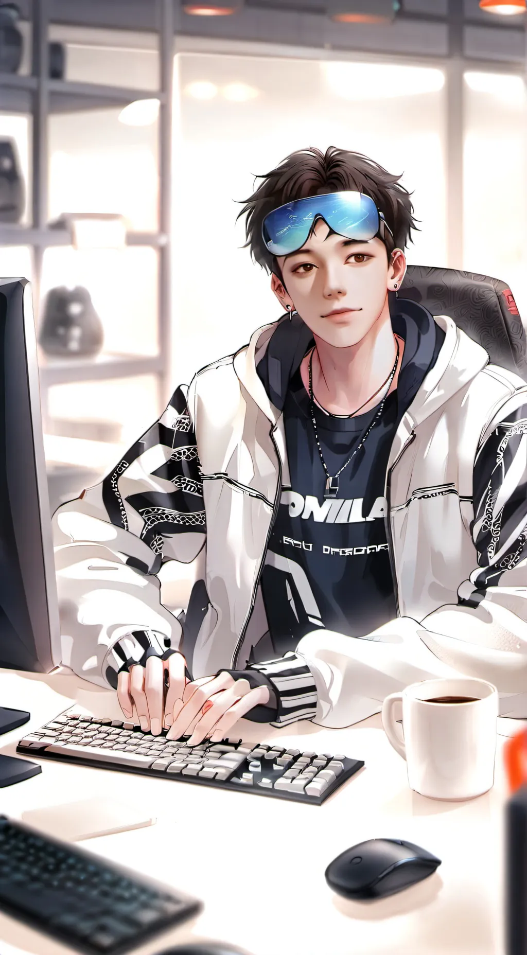 ai character: hellkid background