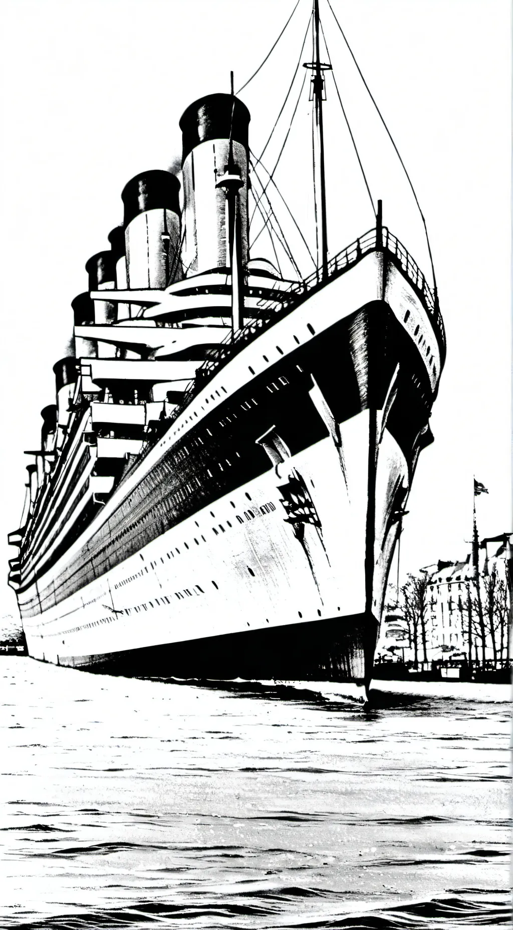 ai character: Titanic  background