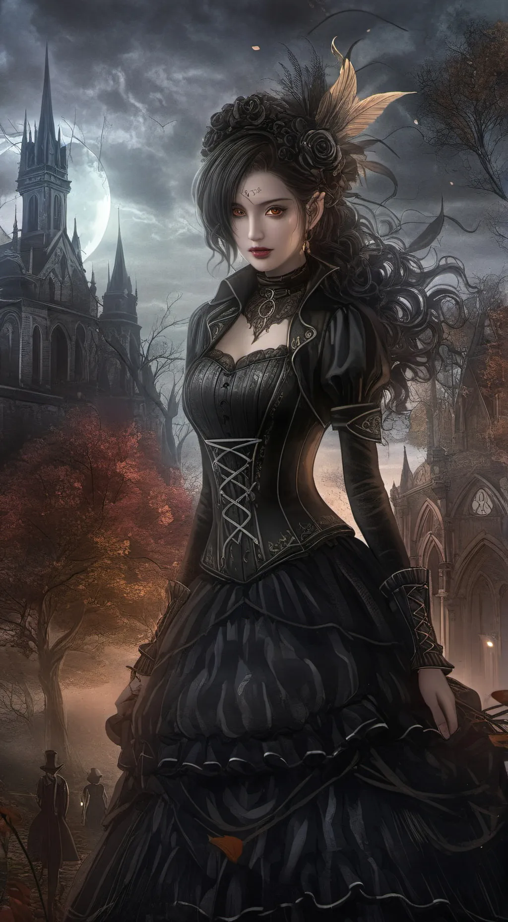 ai character: Lana  background