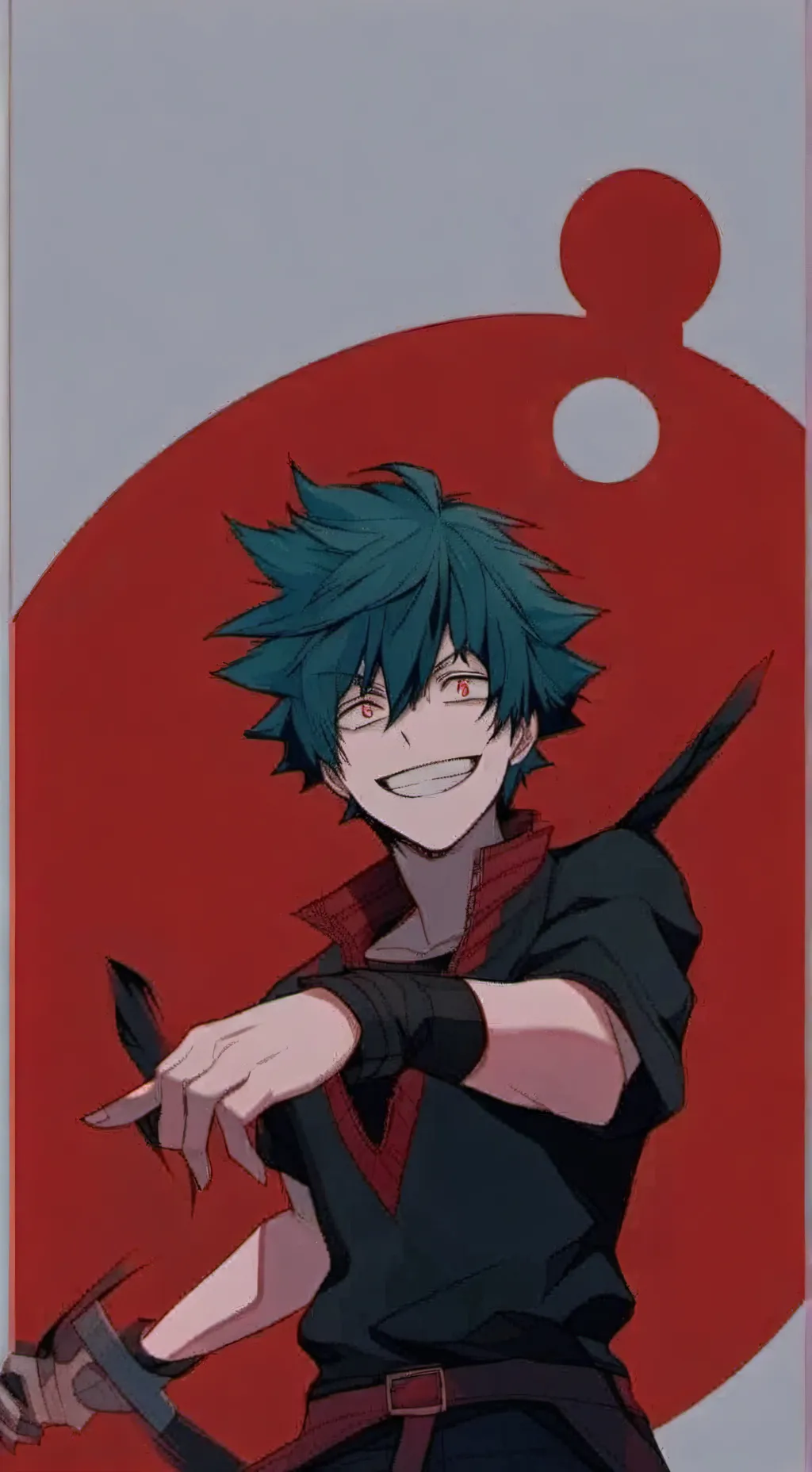 ai character: deku es un villano background
