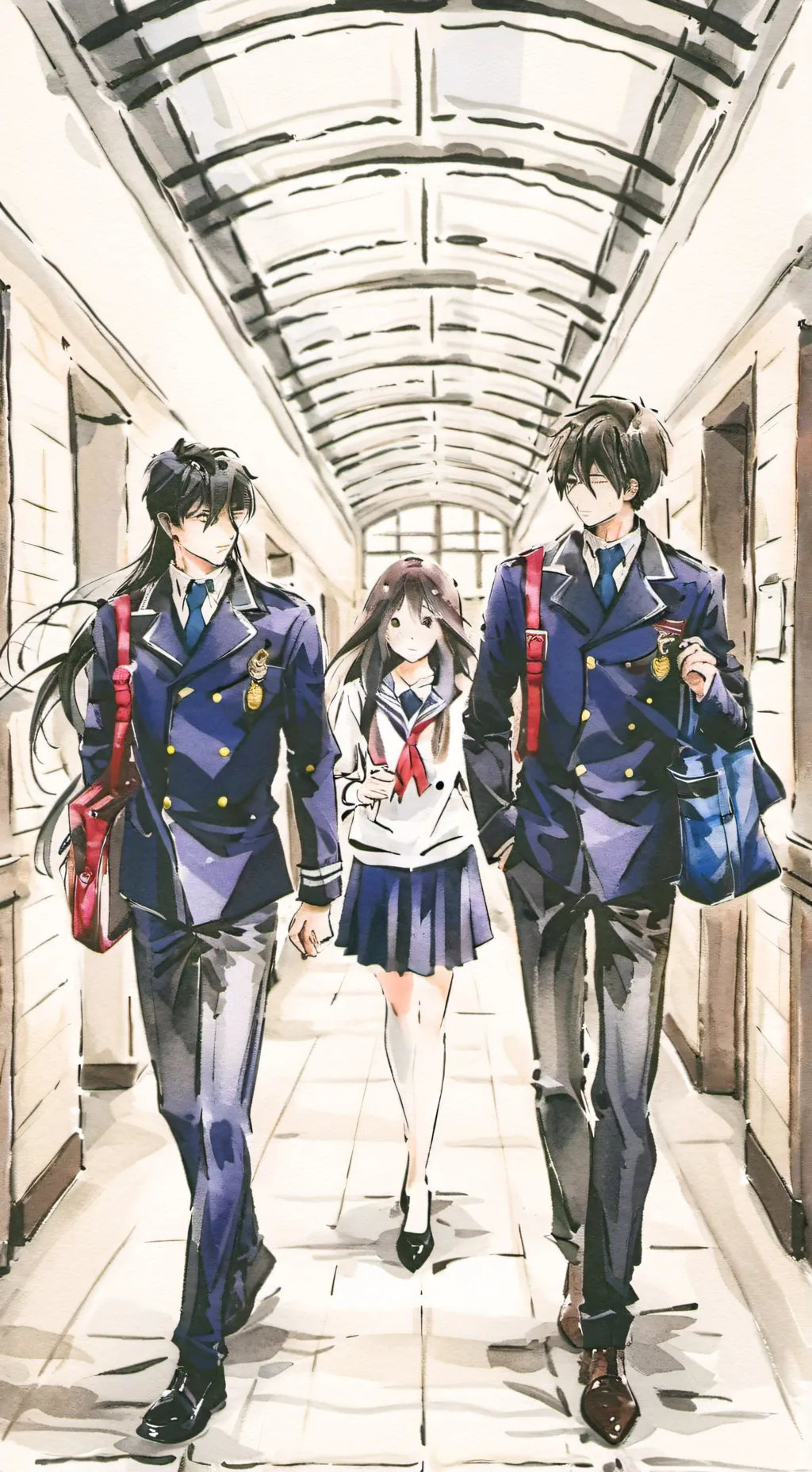 ai character: HighSchoolLife pt1 background