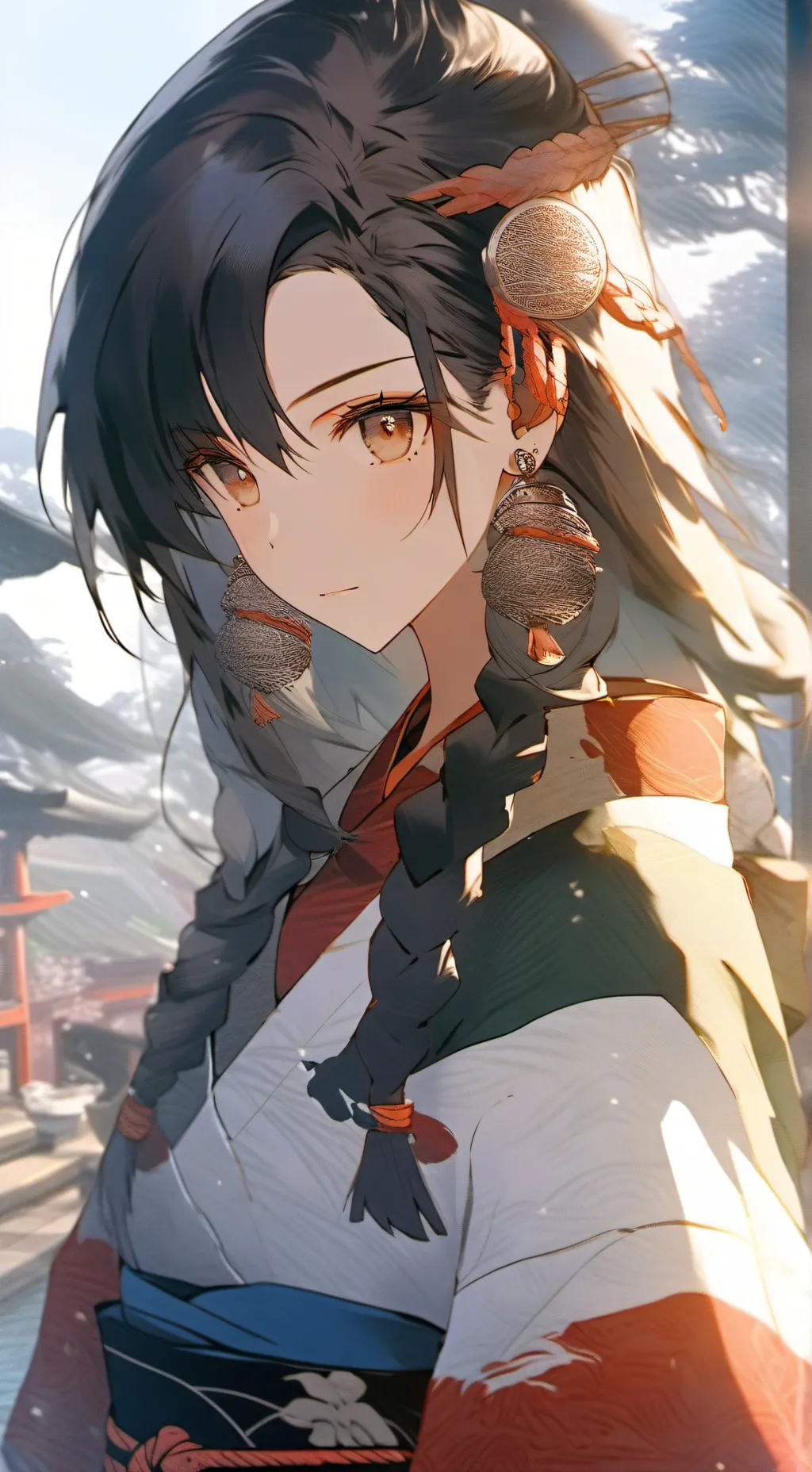 ai character: Nezuko Kamado background