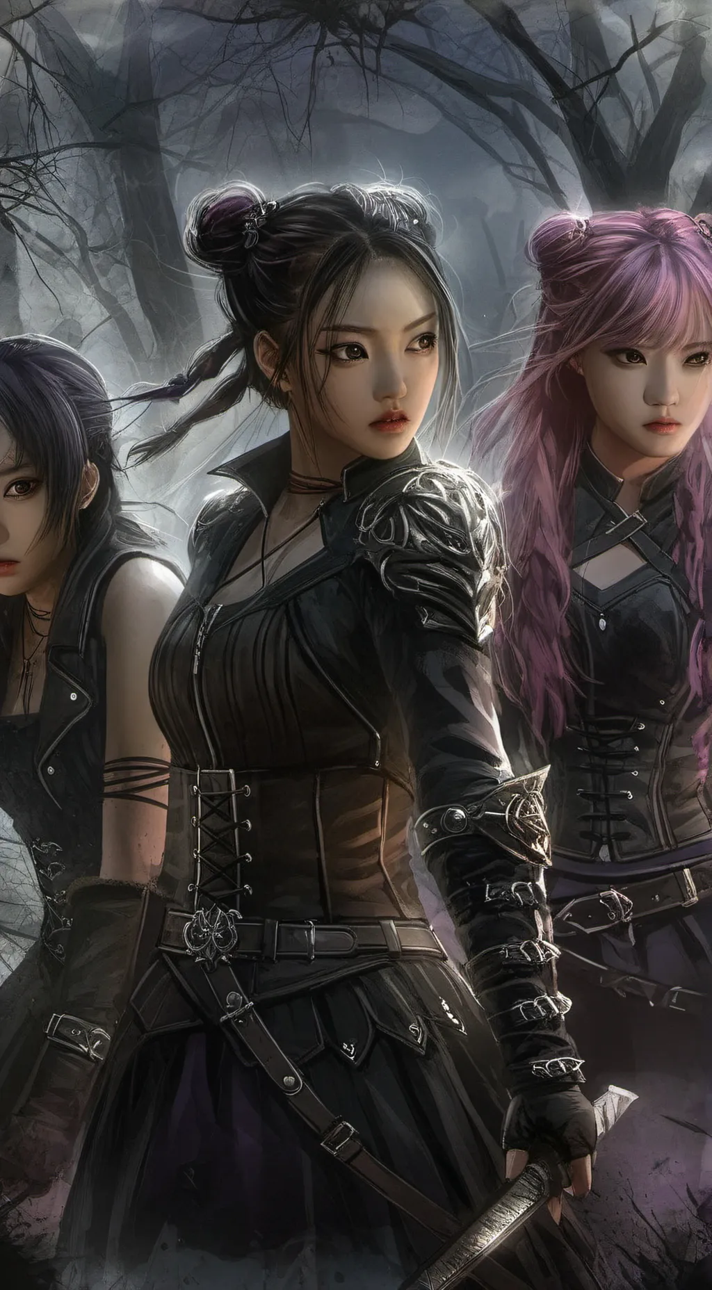 ai character: real life huntrix background