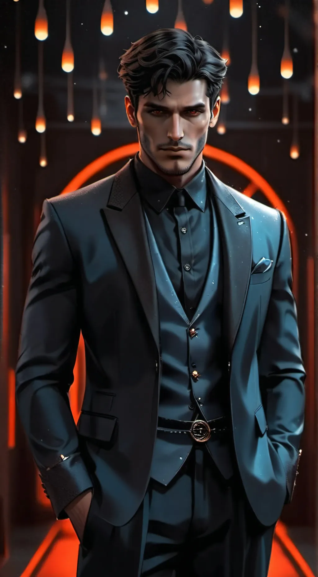 ai character: jefa del FBI 🫦🙏 background