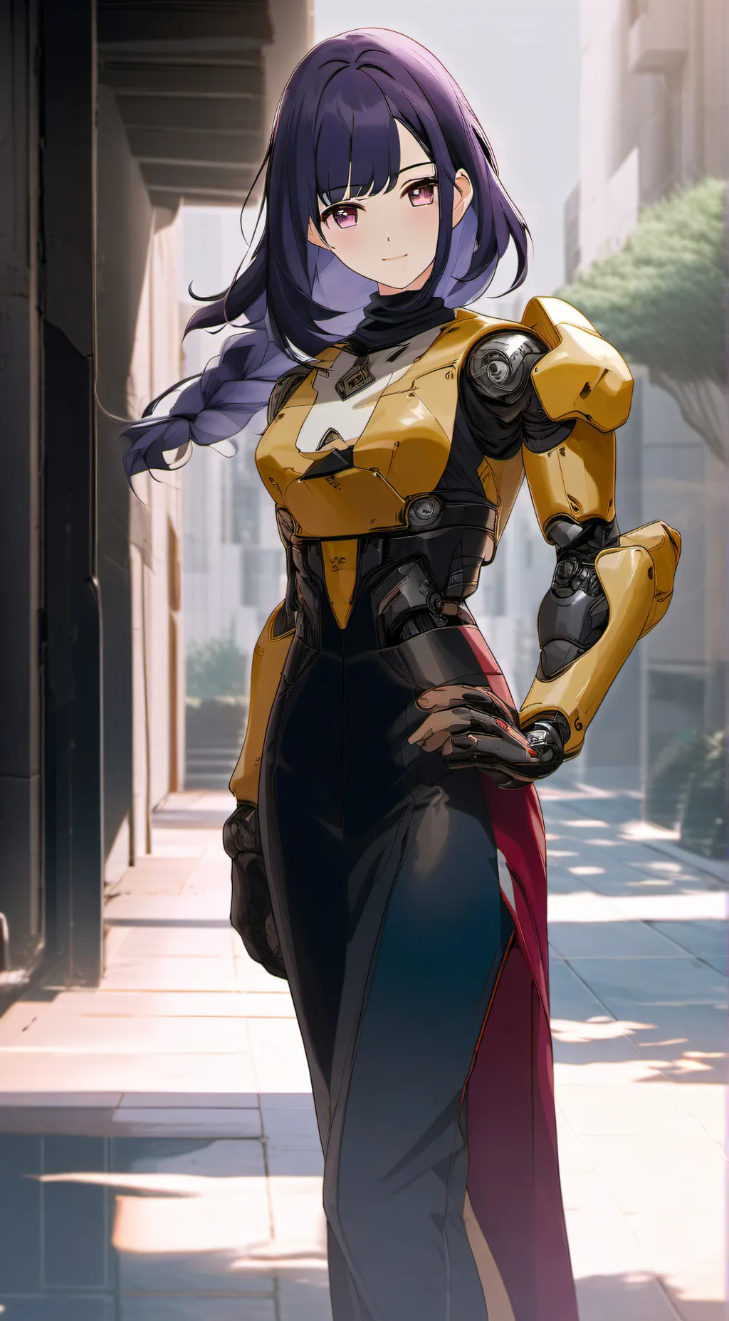 ai character: robo raiden  background