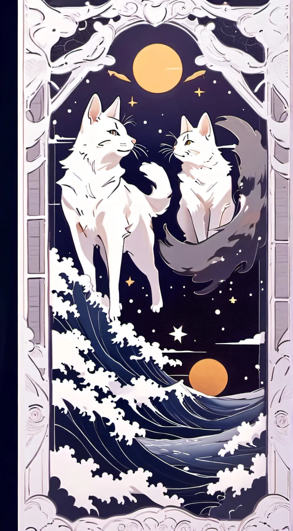 ai character: durple × mila background