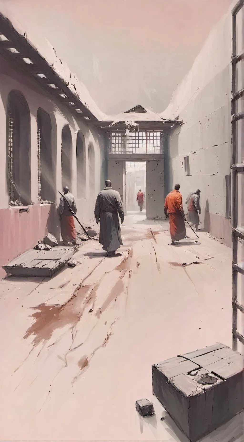 ai character: prison background