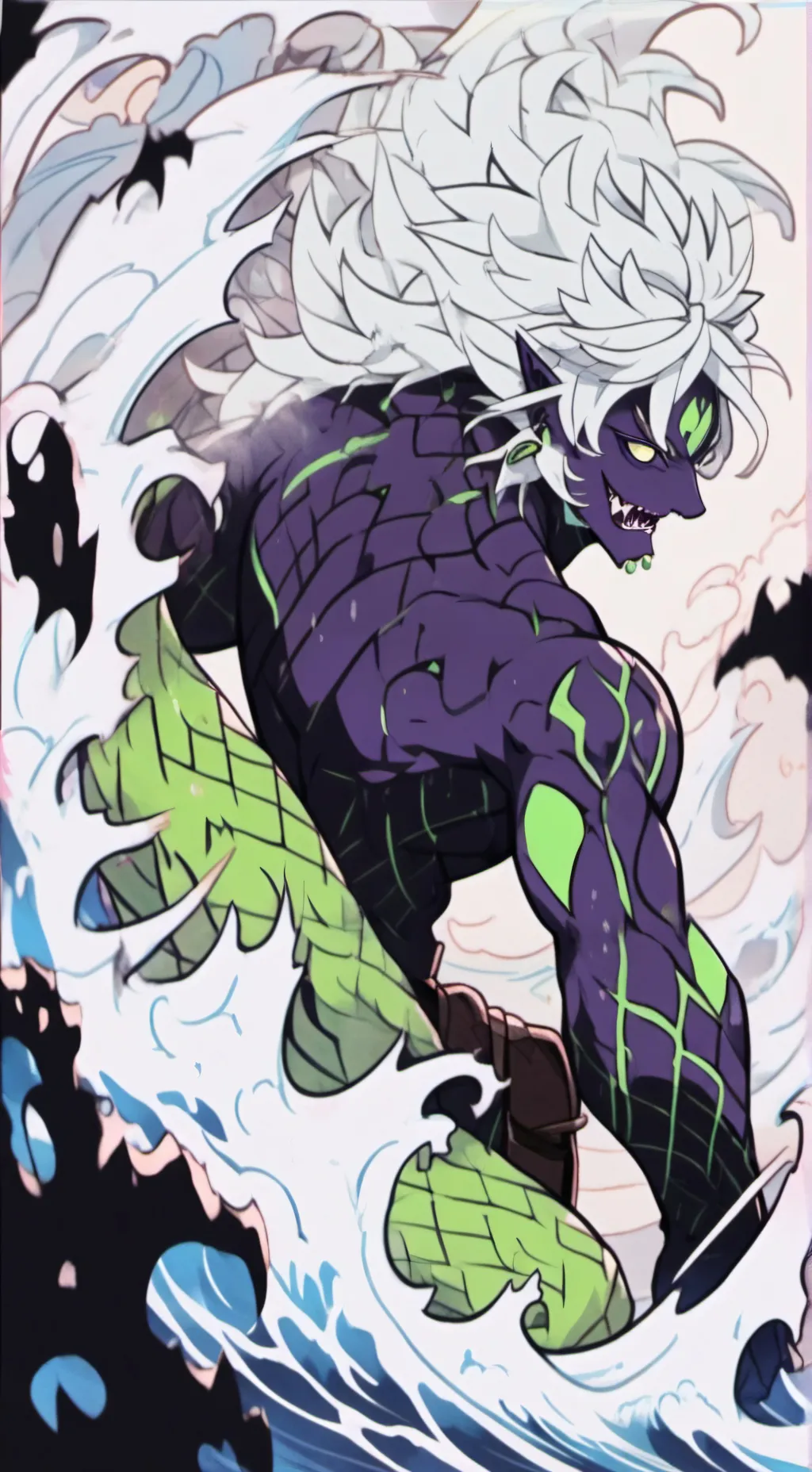 ai character: DevilMan background