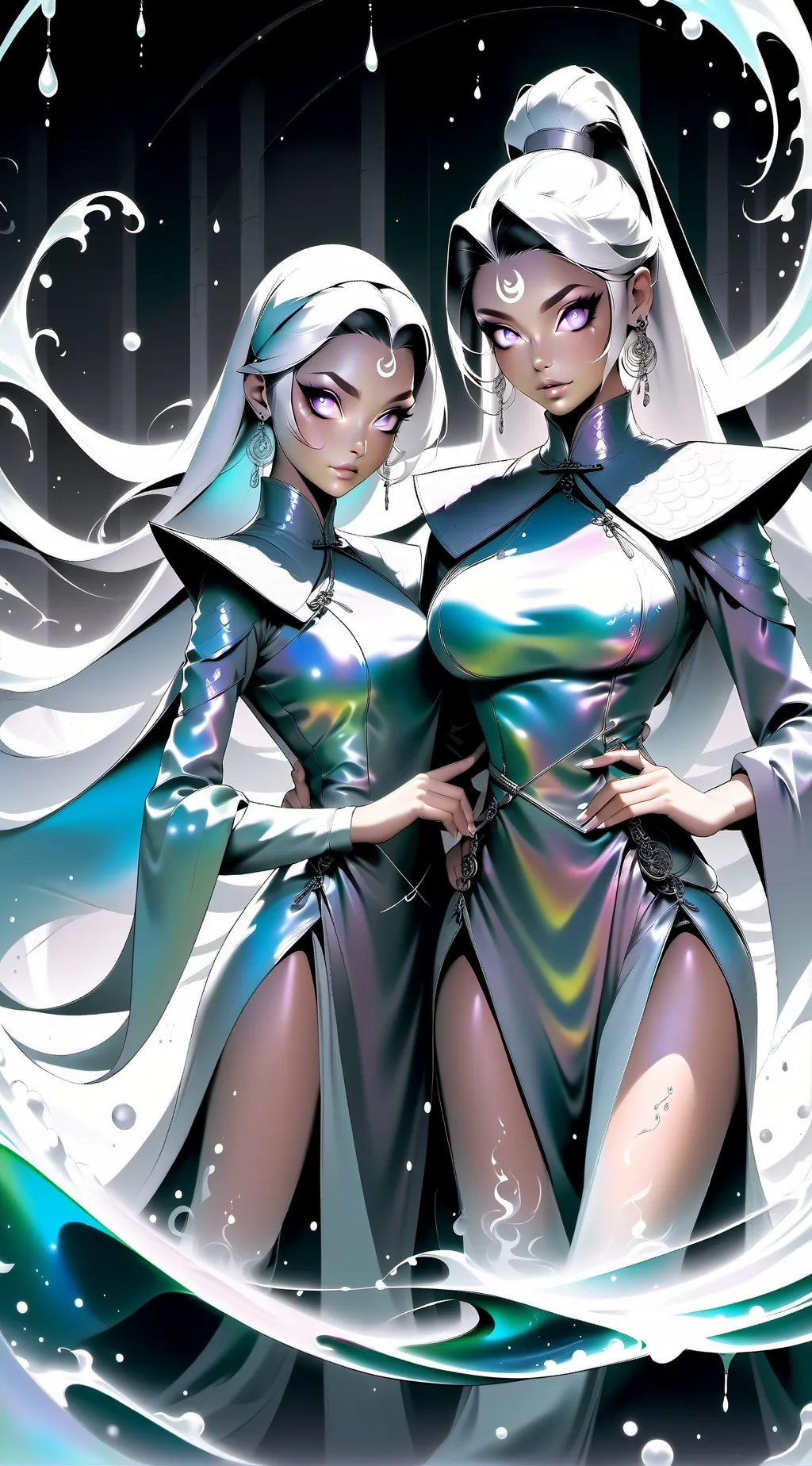 ai character: twins background