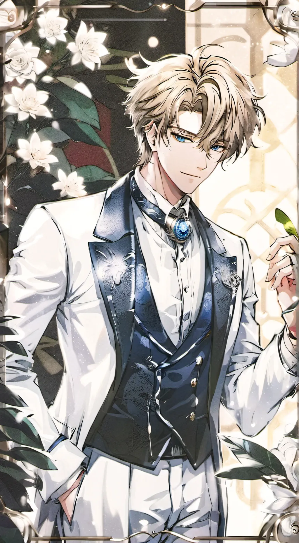 ai character: mark background