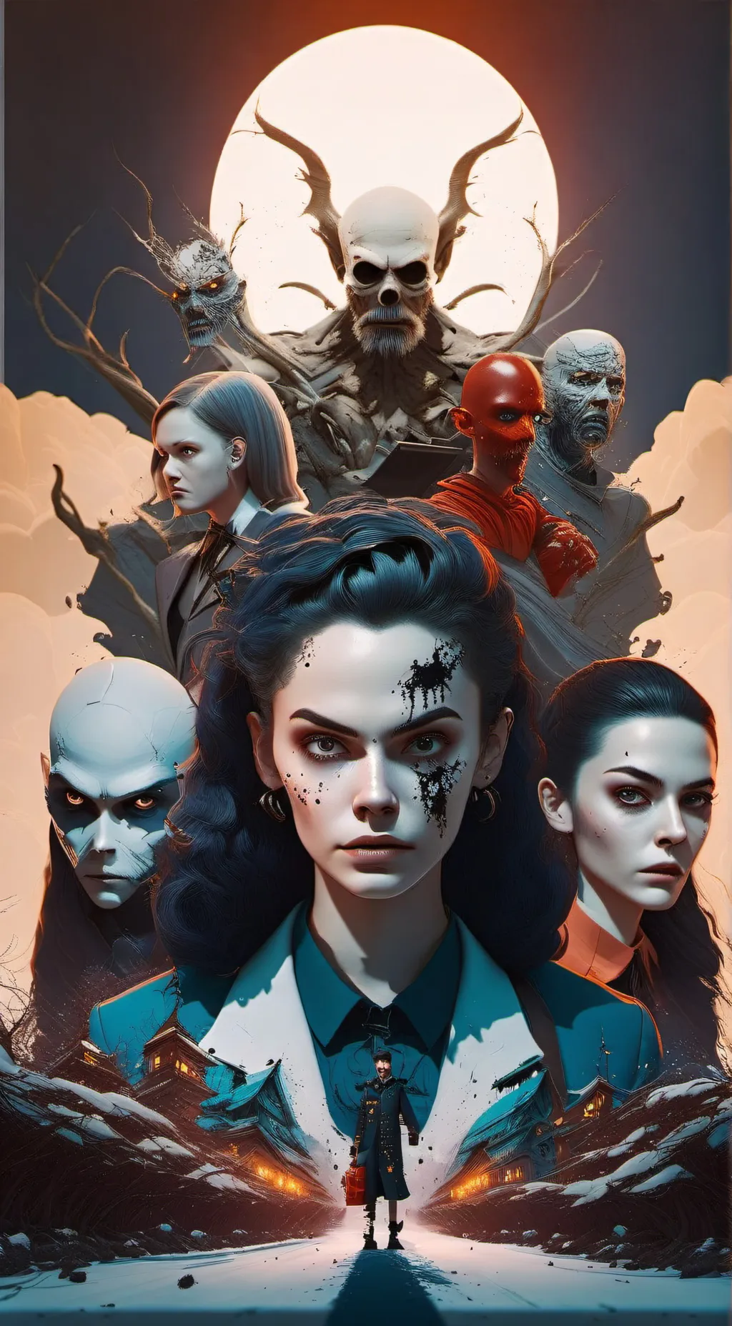 ai character: Hell Academy  background