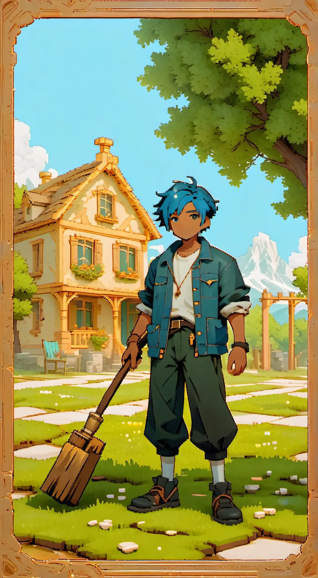 ai character: tucker background