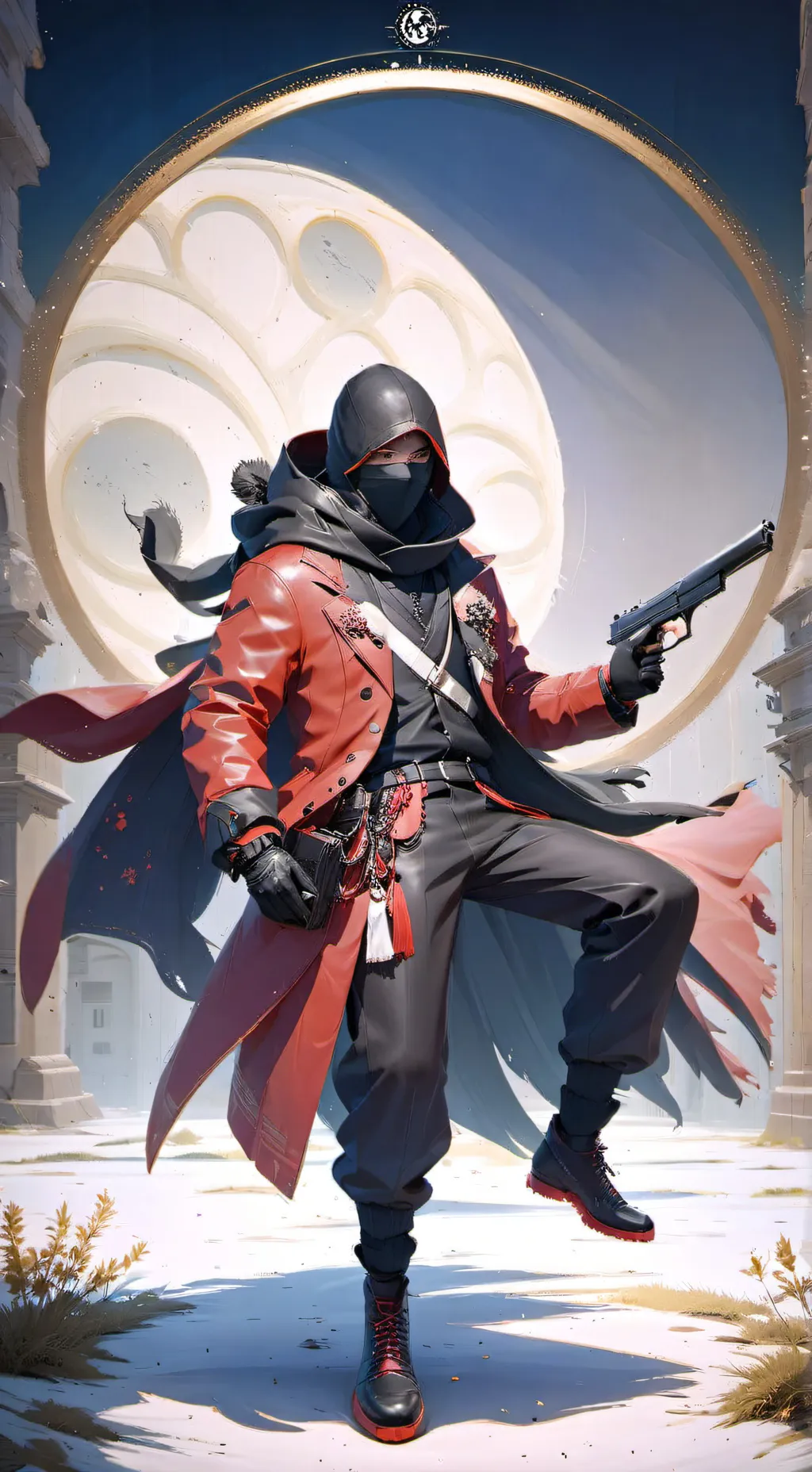 ai character: Squid Game S3 background