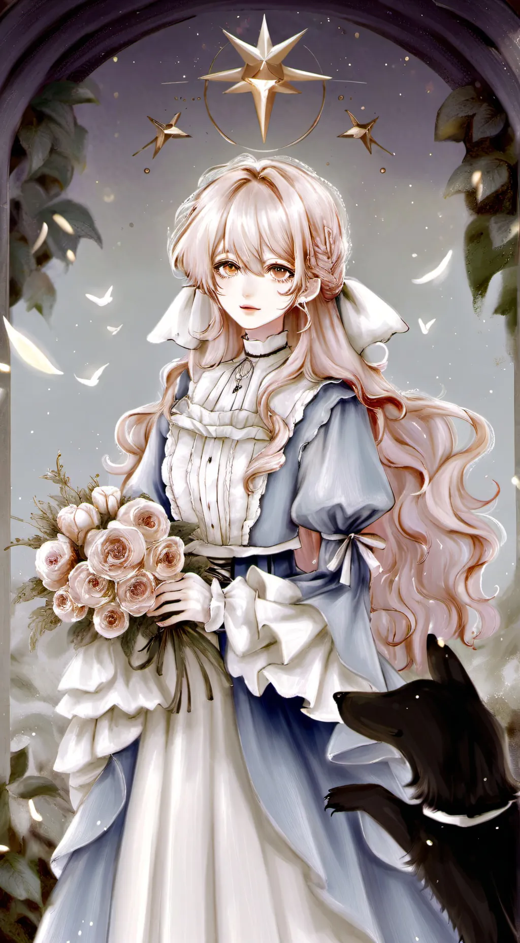 ai character: Luna background