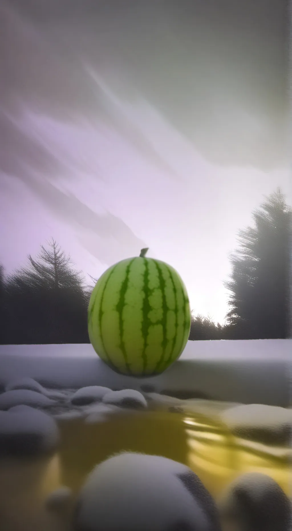 ai character: watermelon guy🍉 background