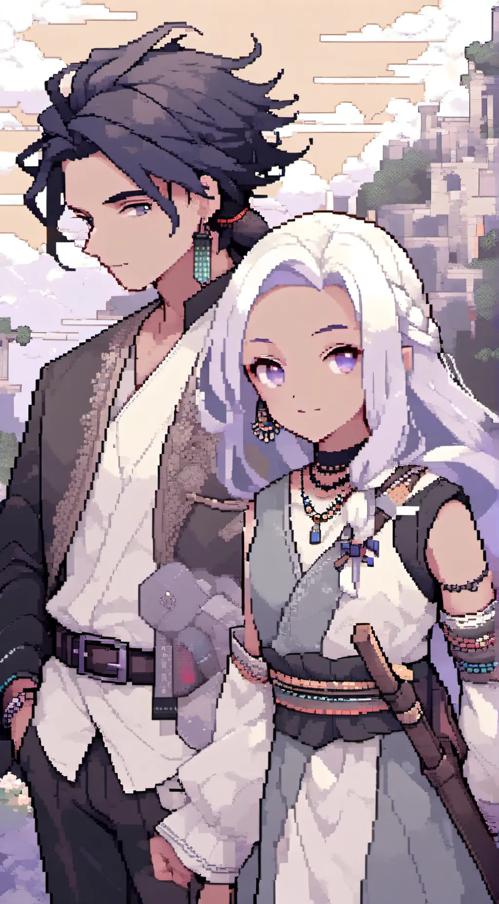 ai character: Saja boys background