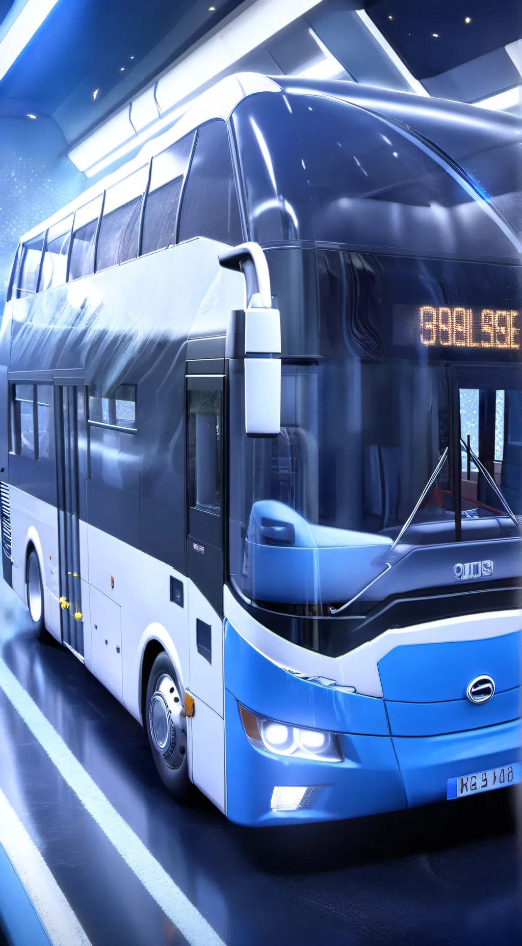 ai character: kny road trip background