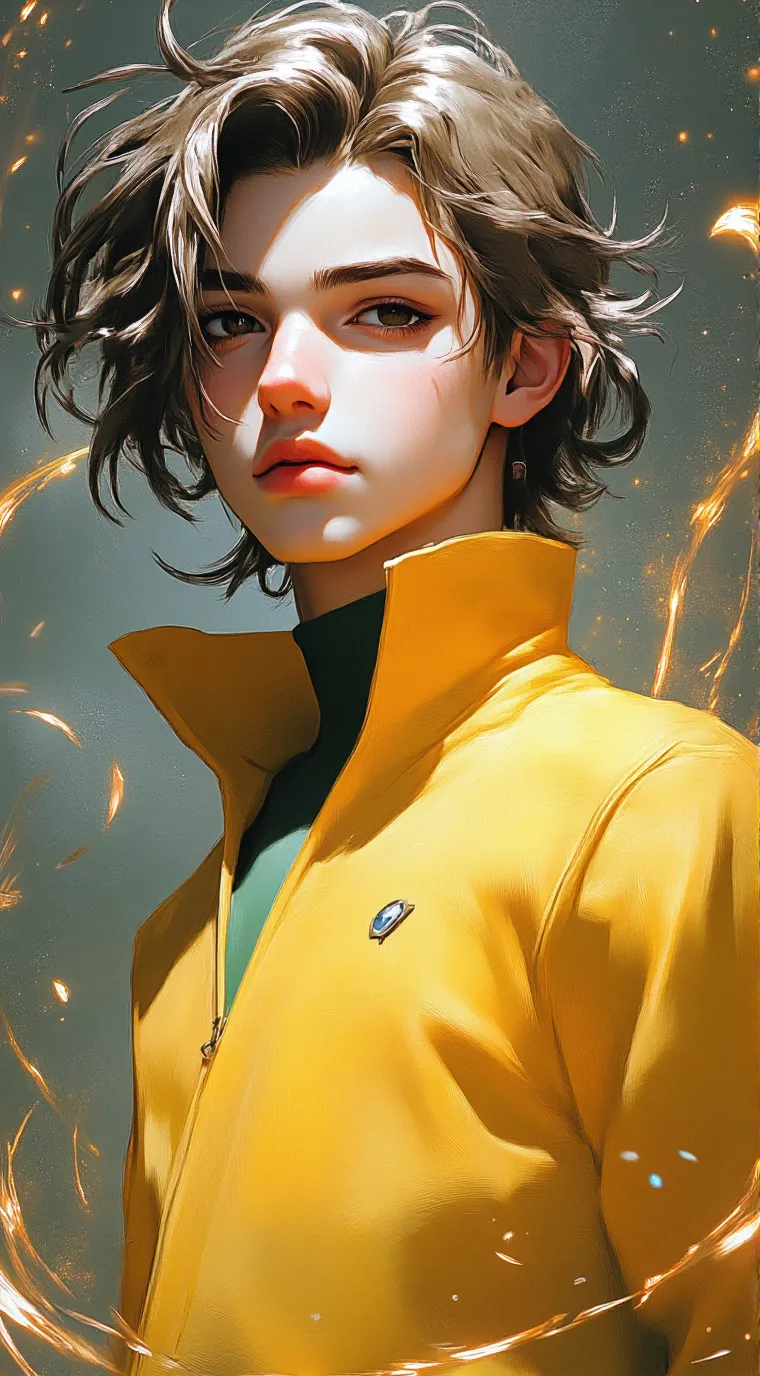 ai character: glitch  background