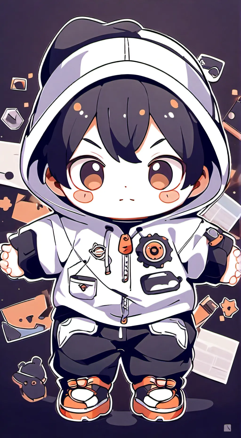 ai character: Limbless baby background