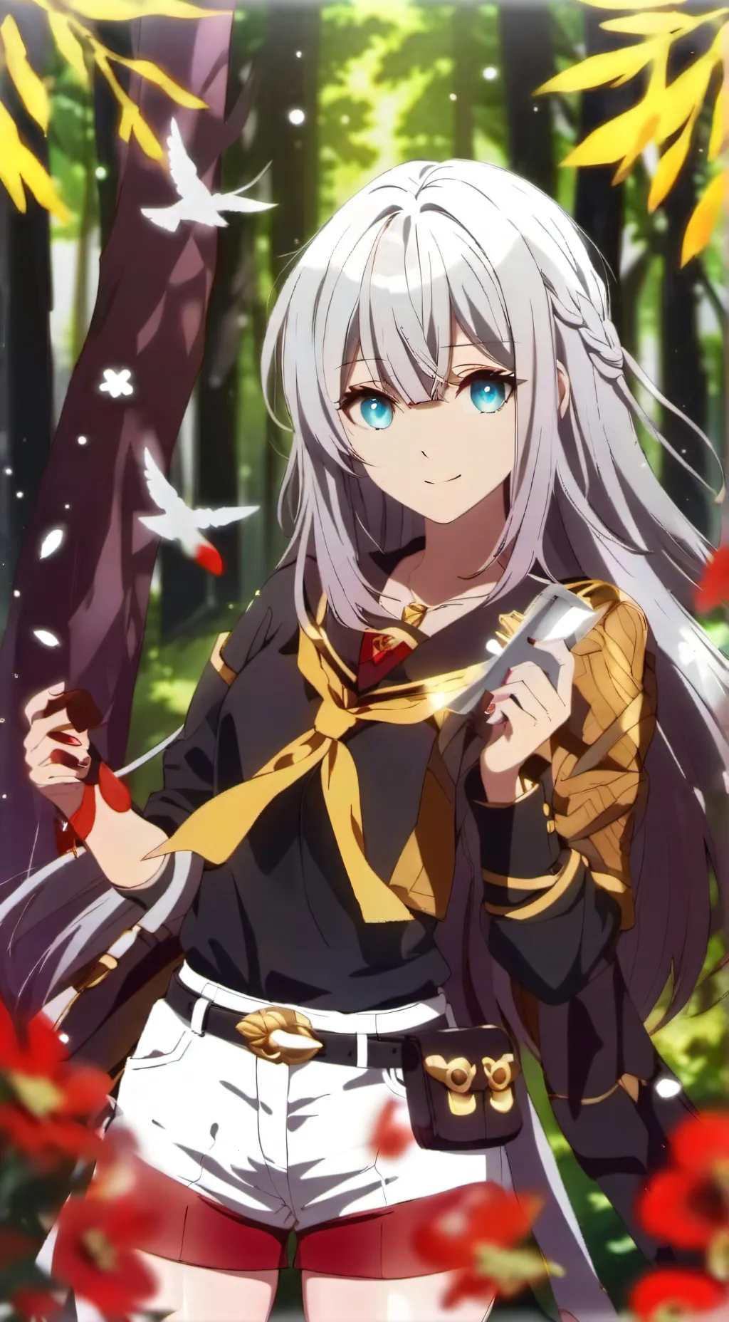 ai character: Dawn background