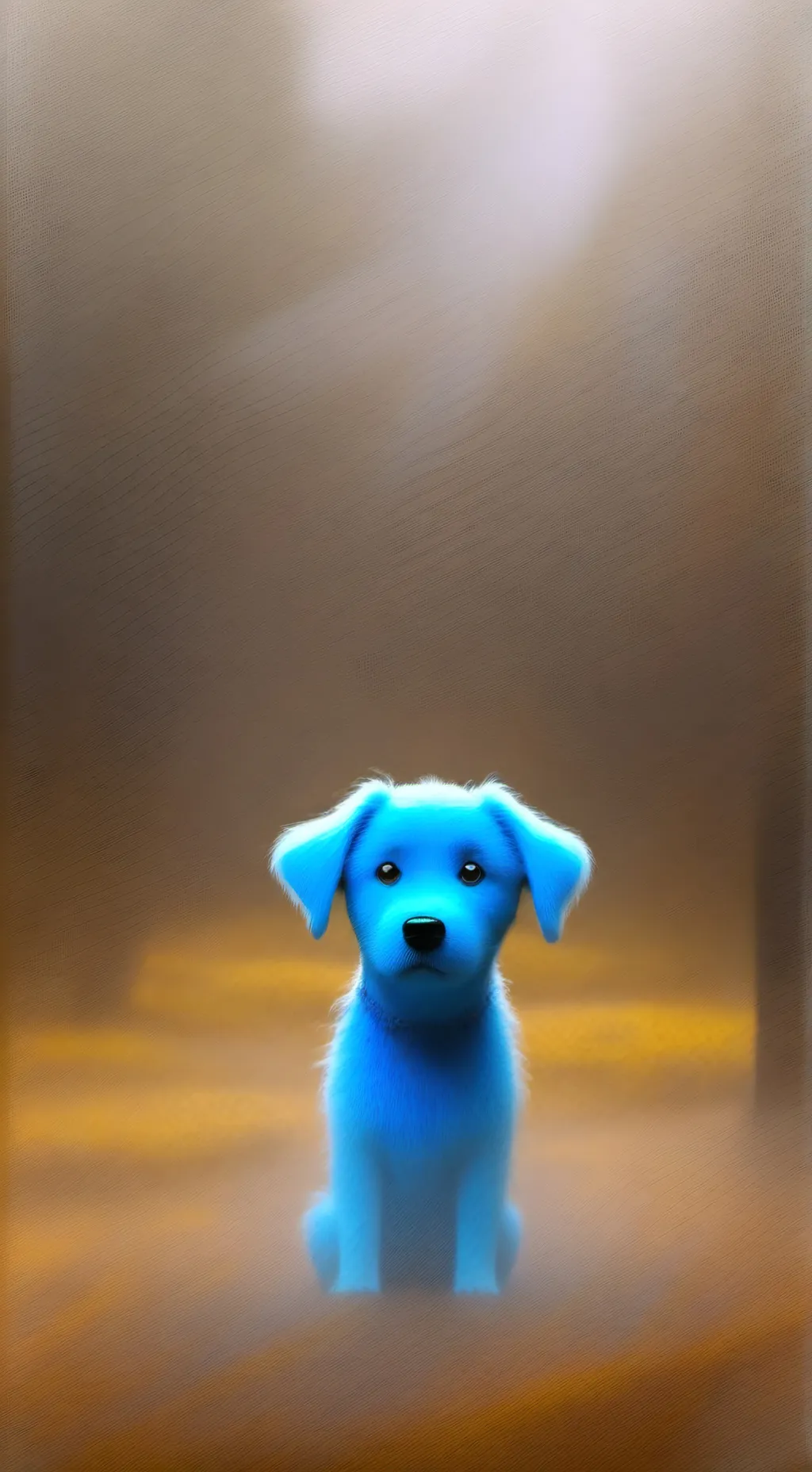 ai character: bluey survival background