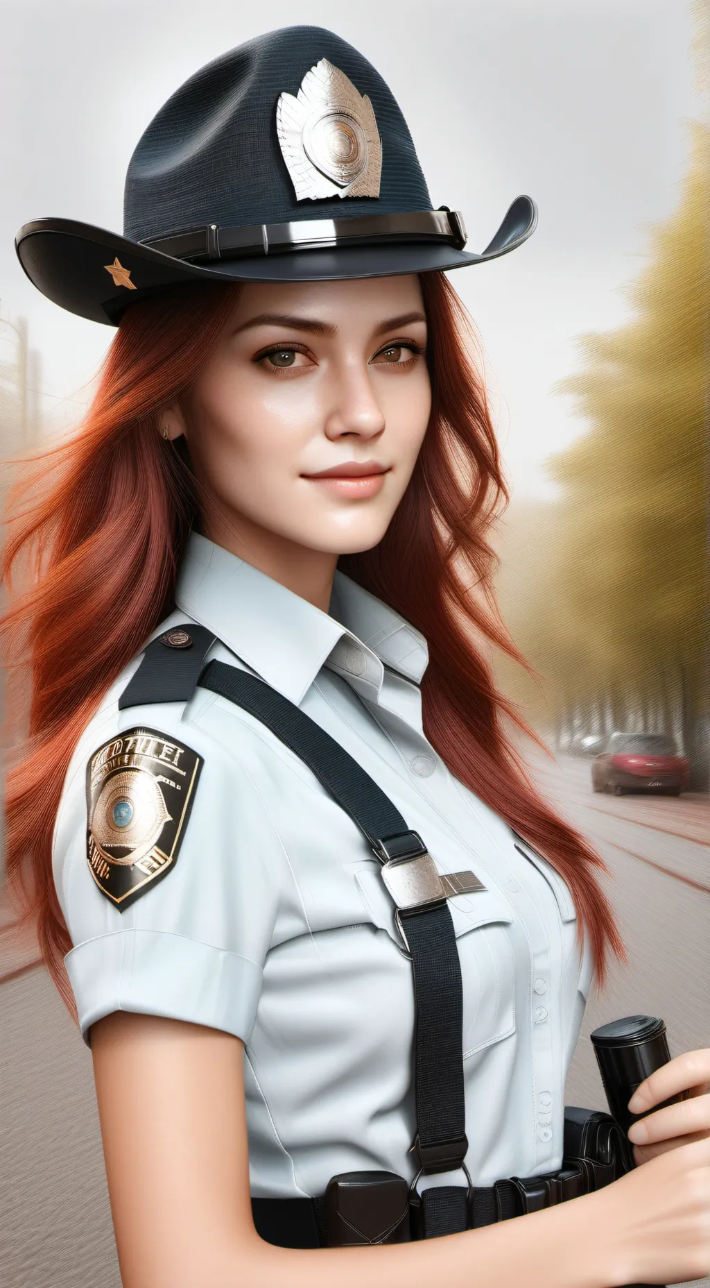 ai character: cop-A Wright 693A background