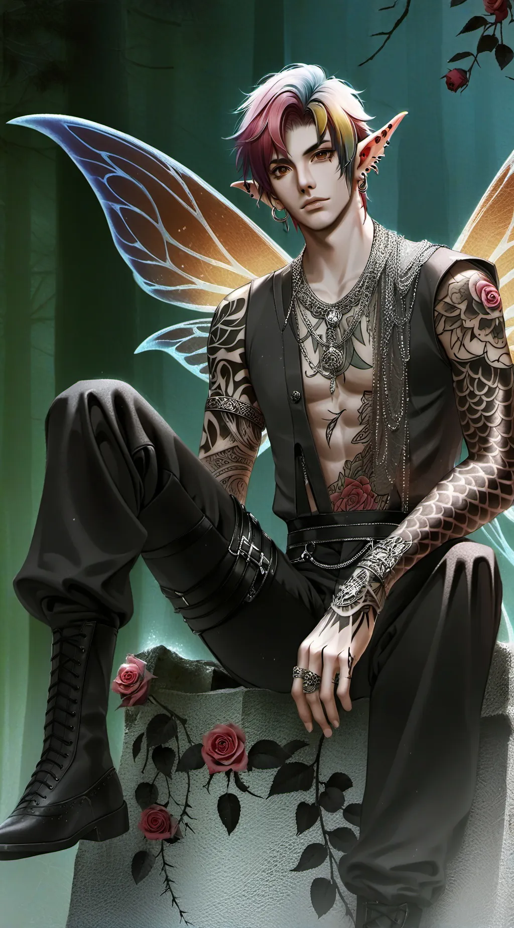 ai character: Rainey  background