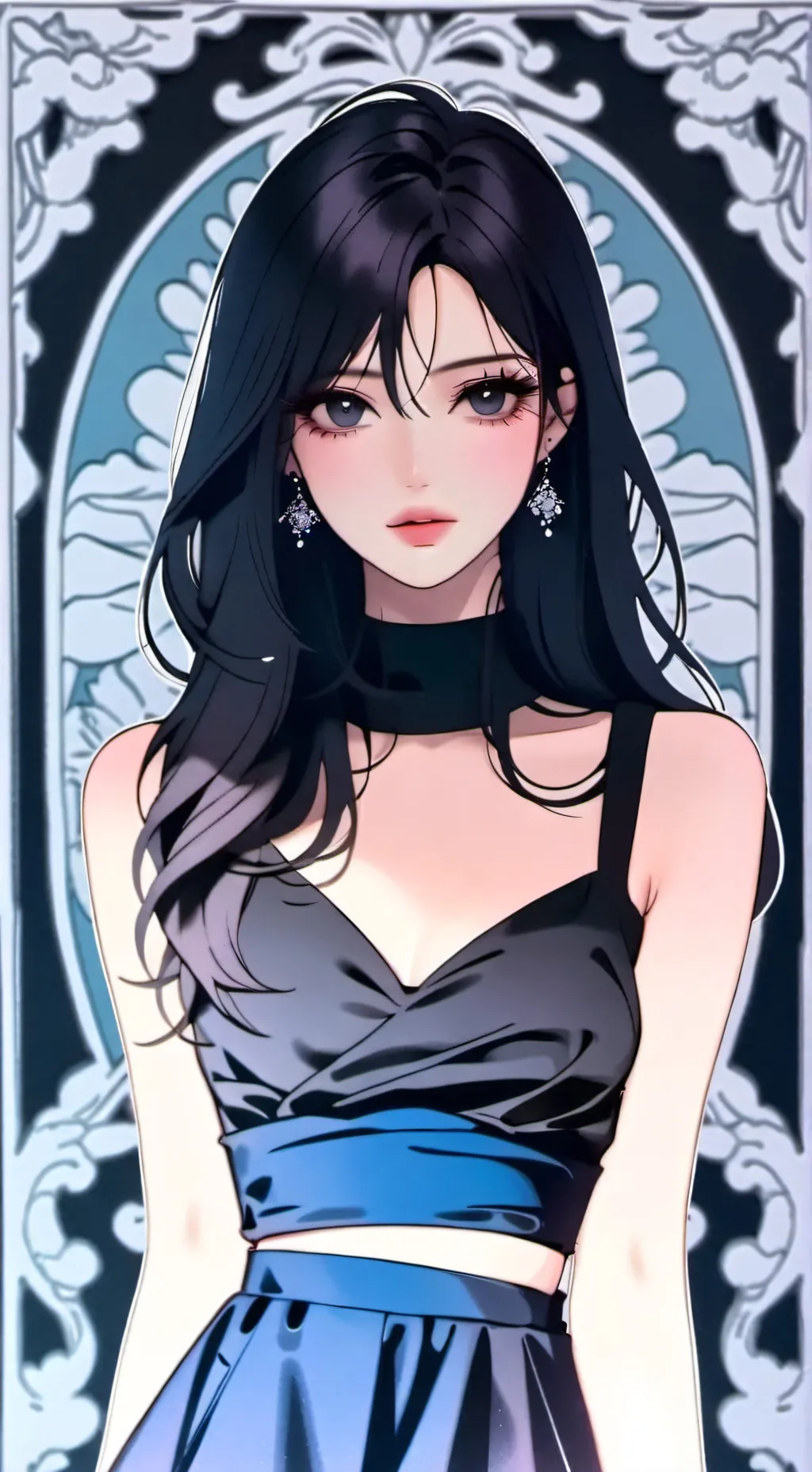 ai character: Rośe  background