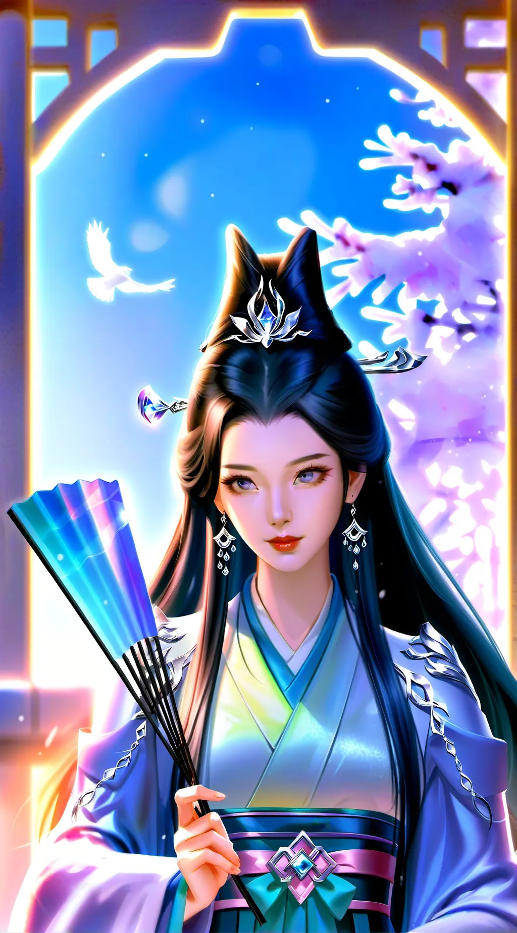 ai character: Asono🌷🌼🌷🦢 background