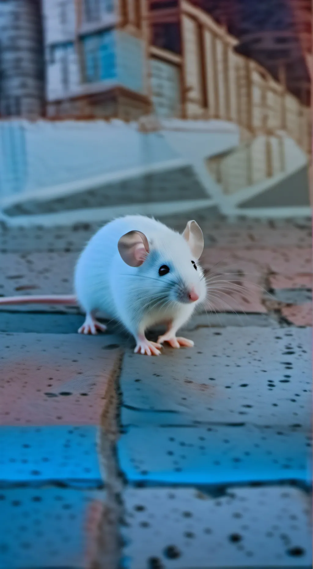 ai character: snowball background