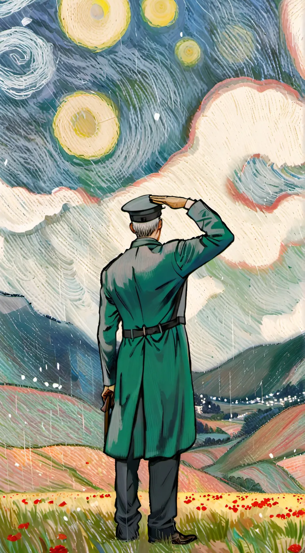 ai character: Bad news background