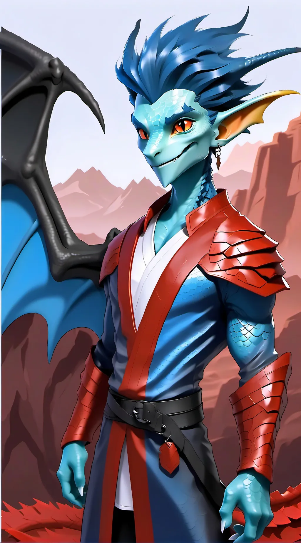 ai character: Luce background