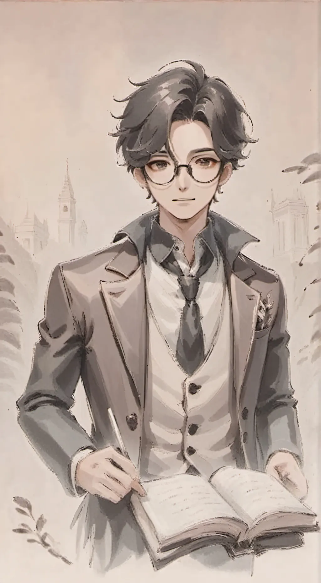 ai character: Harry background