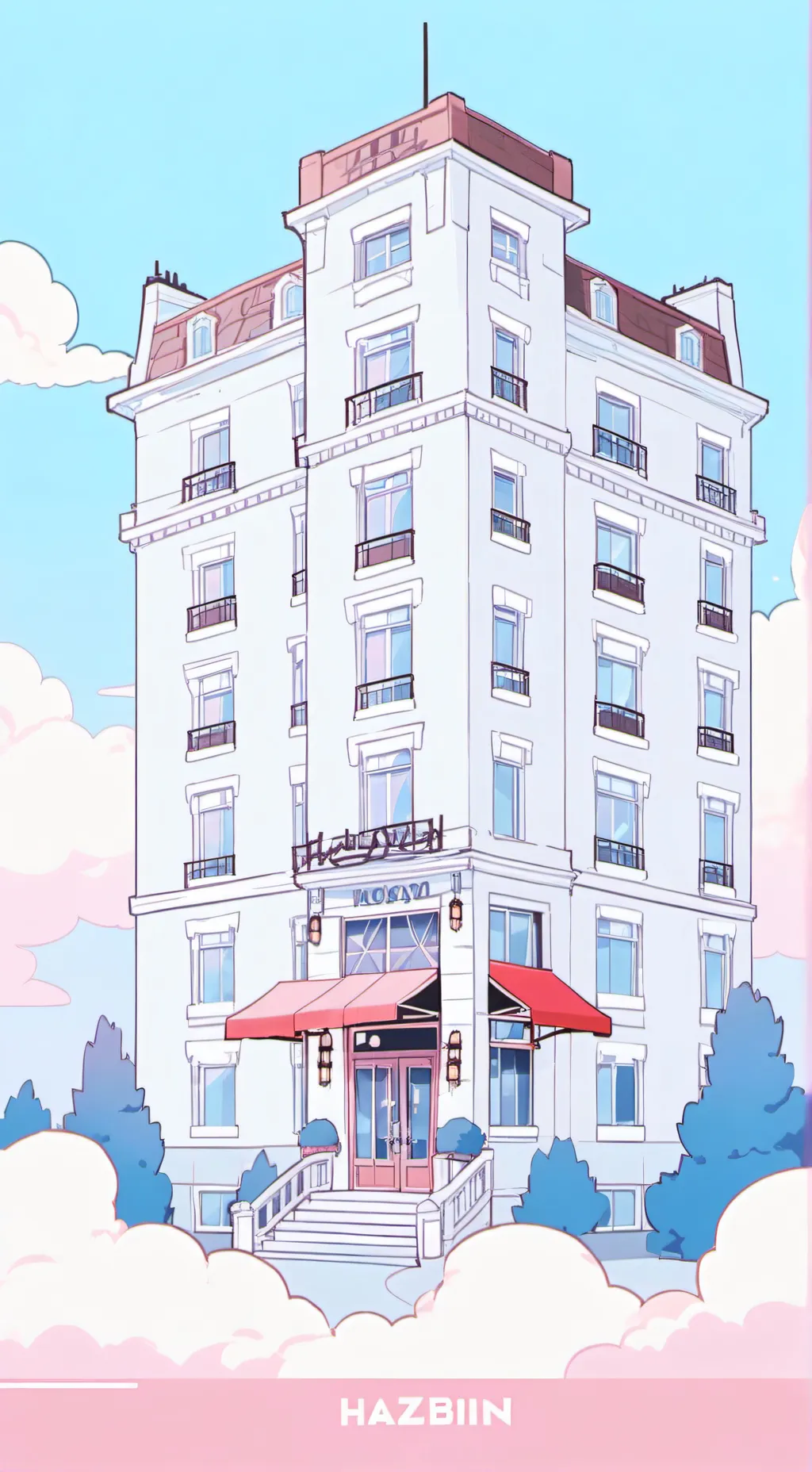 ai character: HH hate u background