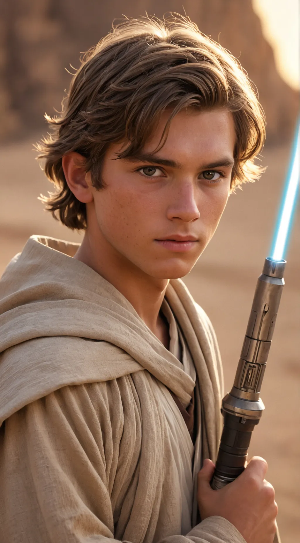 ai character: Luke Skywalker background