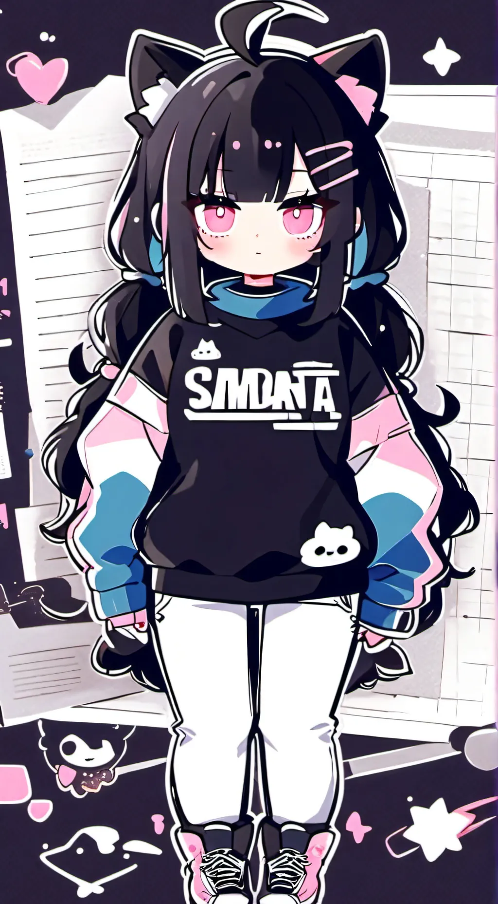 ai character: mozzie  background